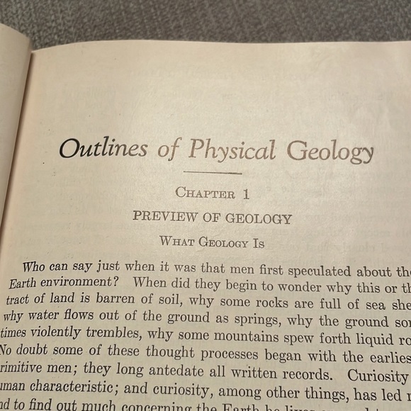 Vintage Book 1941 Outlines of Physical Geology - Education Manual - Picture 8 of 12